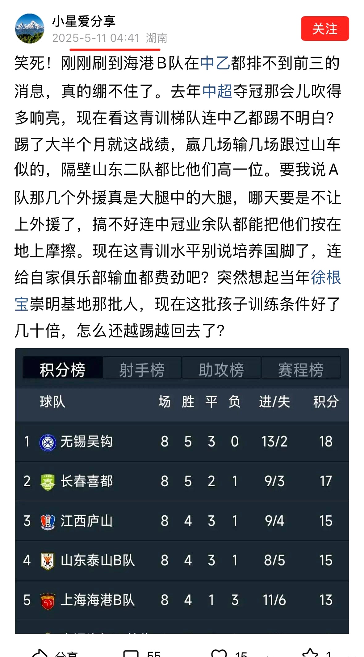 辱骂中国球迷！中甲队宣布解雇21岁港脚拒让他报到+依法依规处理